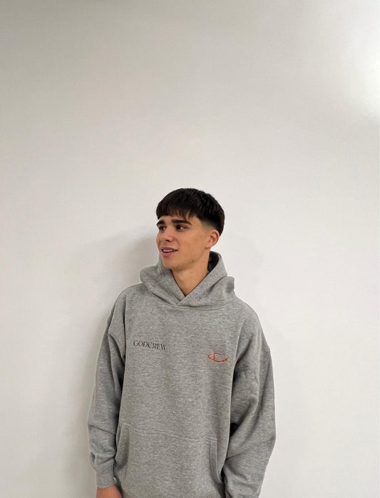 GODCREW Oversize Hoodie – Grey Edition